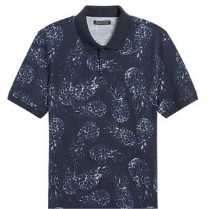 Banana Republic Don't Sweat-It Pineapple Polo